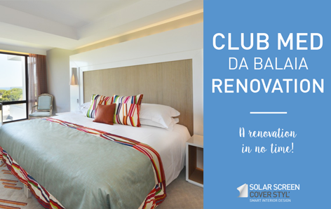 Coverstyl:CLUB MED HOTEL FELÚJÍTÁSA COVER STYL’® FÓLIÁKKAL
